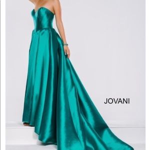 Jovani emerald ball gown